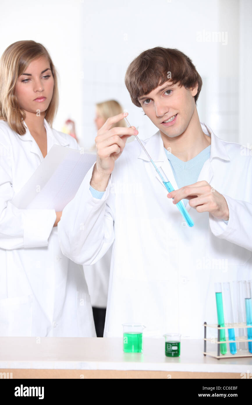 portrait of a lab assistant Stock Photo Alamy