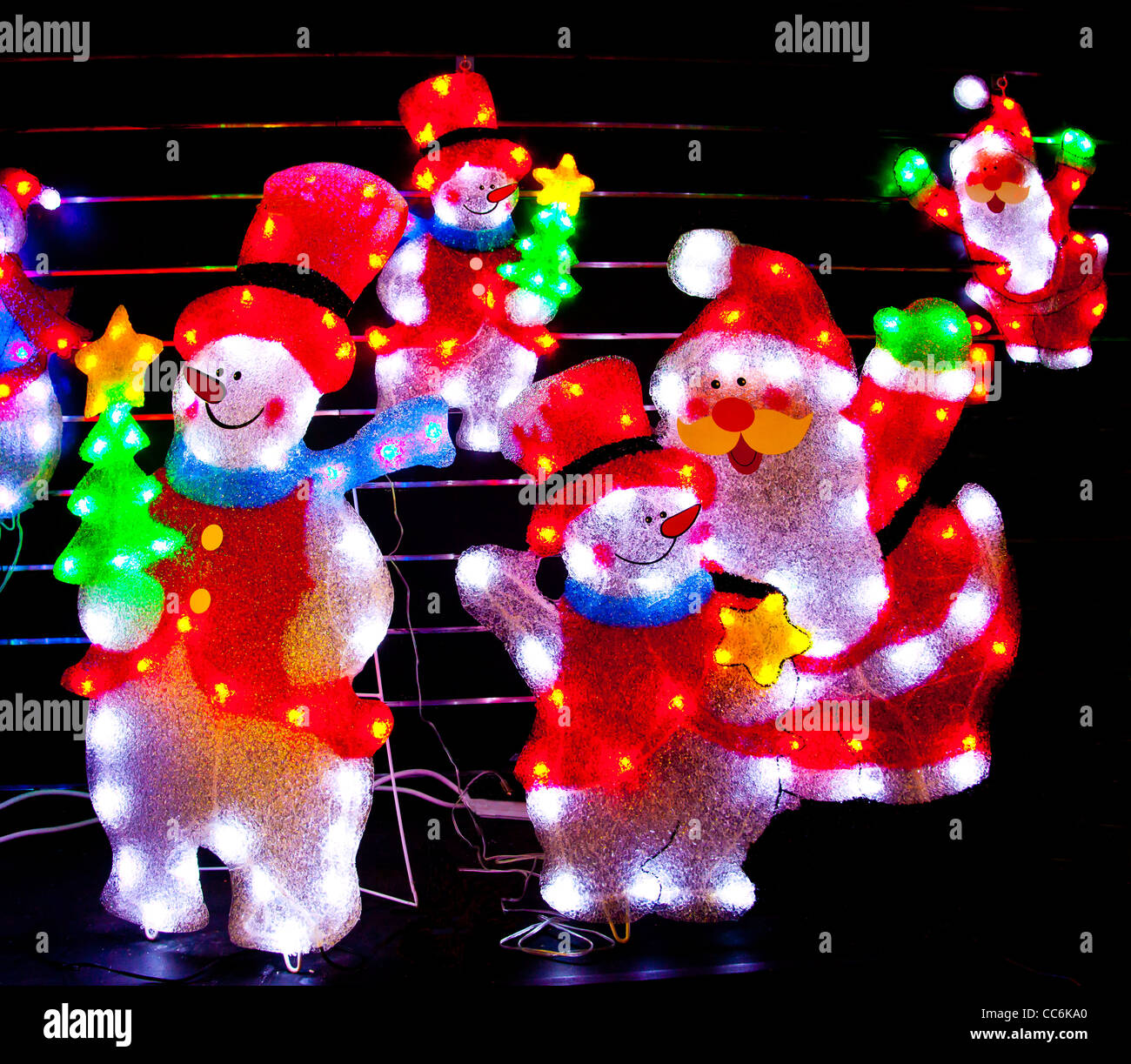 Christmas lights Stock Photo