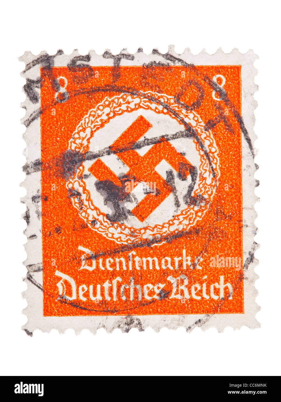 Postage stamp German Reich, Official Stamp, Swastika, 1934, 8 Stock Photo 41944607 Alamy