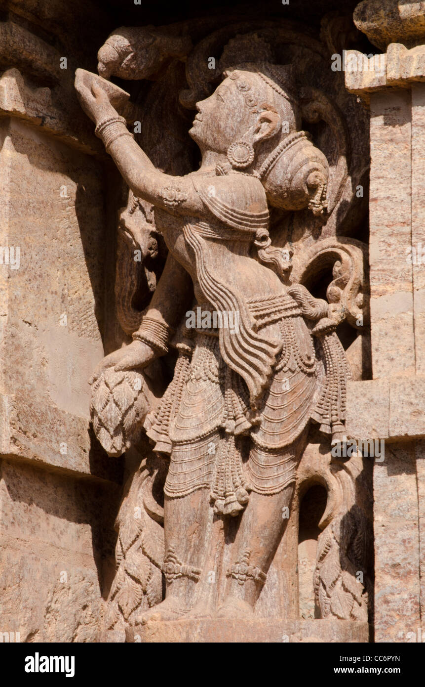 Sculpture, Orissa , INDIA Stock Photo