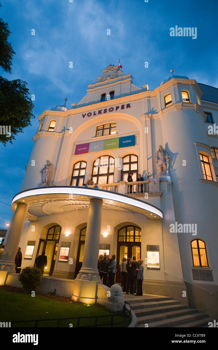 Österrreich, Wien 9, Volksoper, Währinger Straße 78 Stock Photo