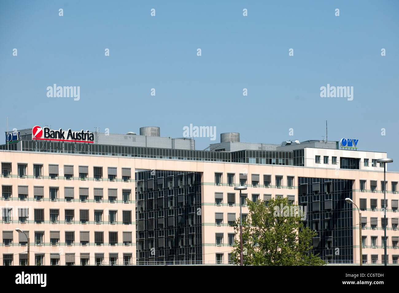 Österreich, Wien II, Praterstern, Gebäude der Bank Austria Stock Photo