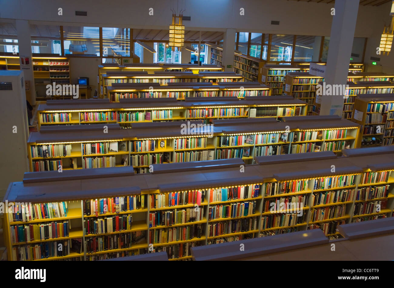 Main library Uppsala city Svealand province Sweden Europe Stock Photo
