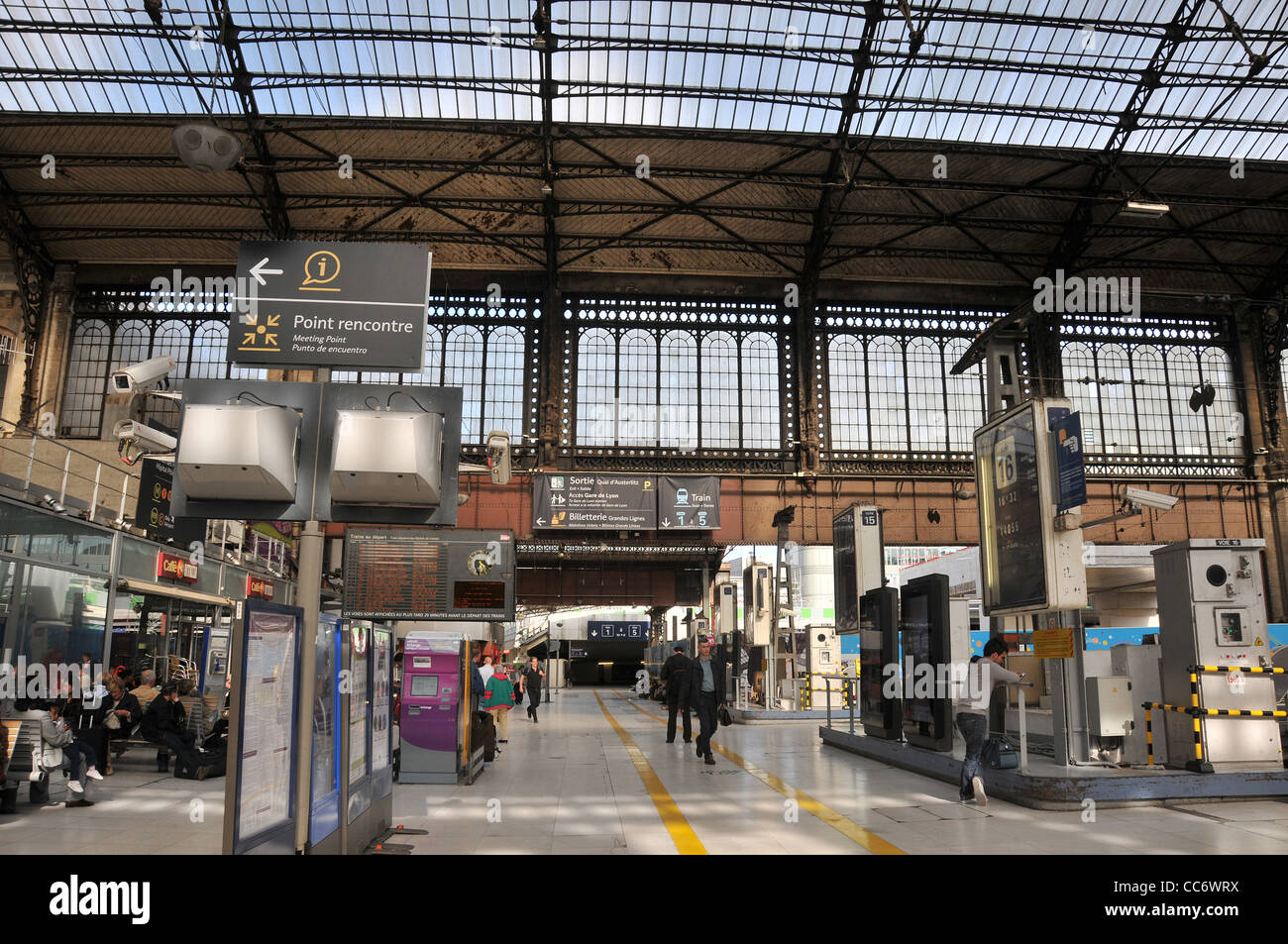 Austerlitz Railway Station Paris France Stock Photo Alamy