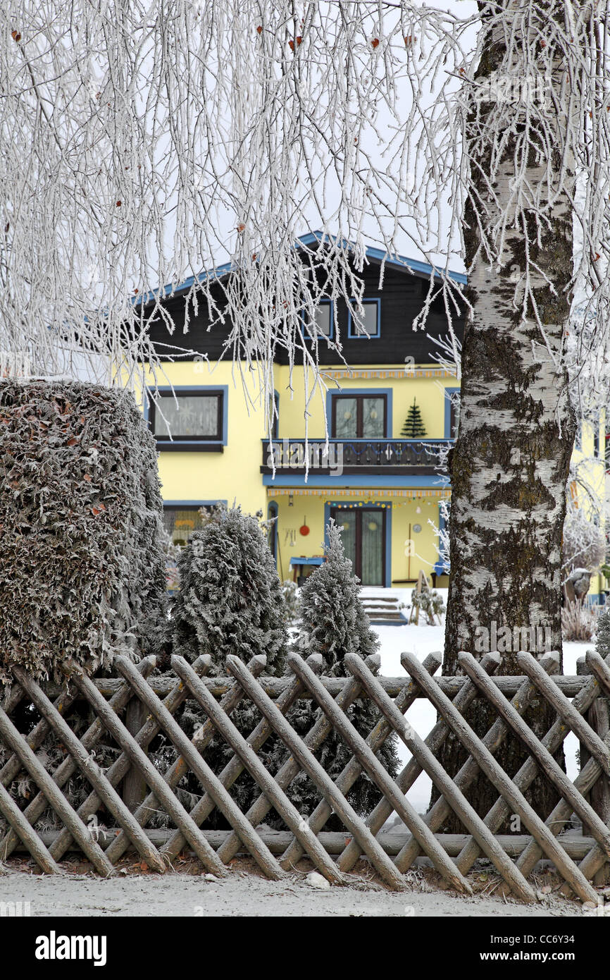 winter alps zell am see Stock Photo