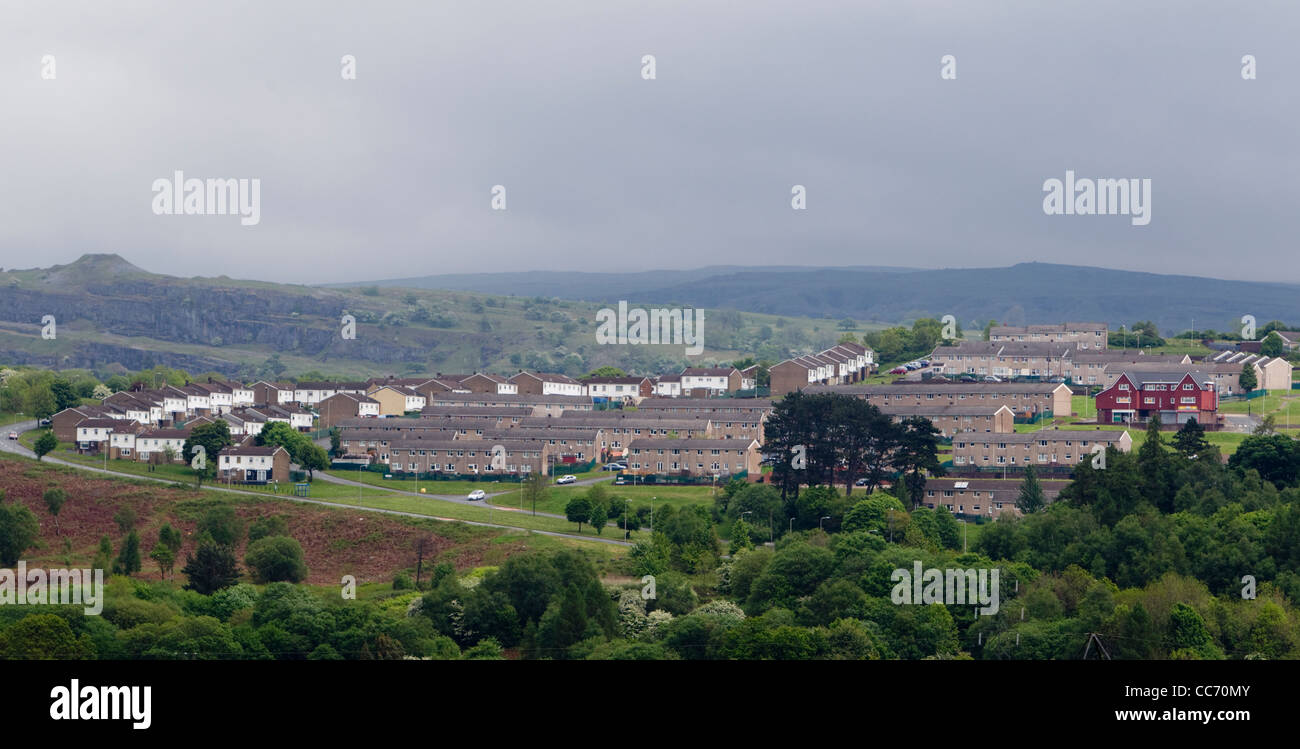 Gurnos Estate Merthyr Tydfil High Resolution Stock Photography and