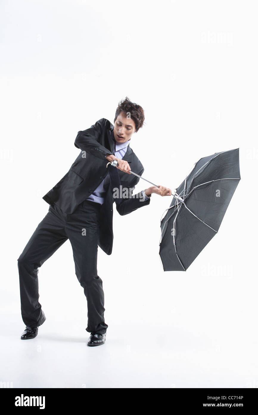 wind turn umbrella