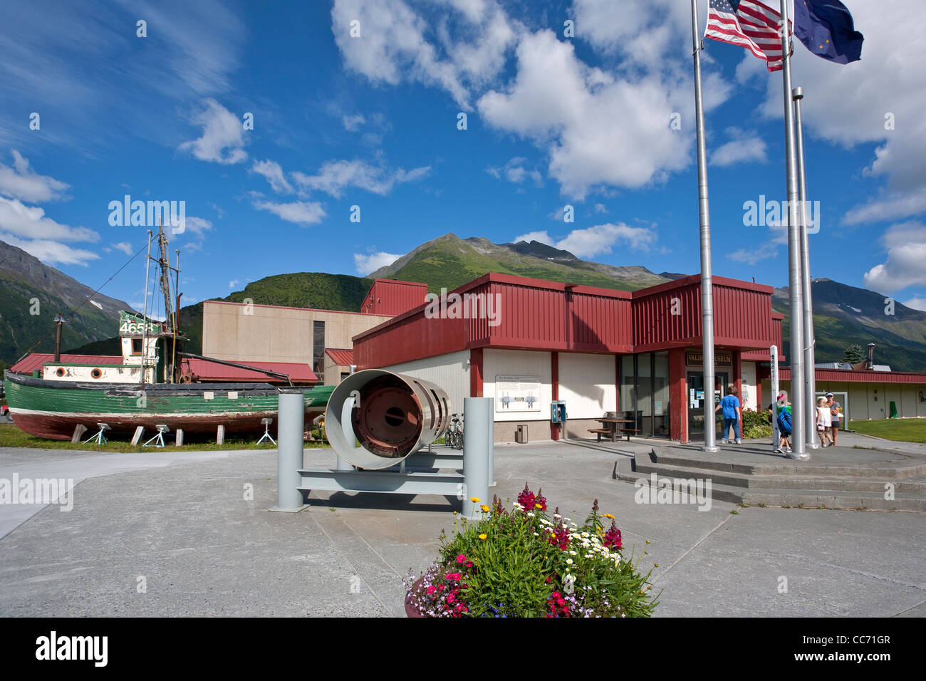 Valdez Museum. Alaska. USA Stock Photo Alamy