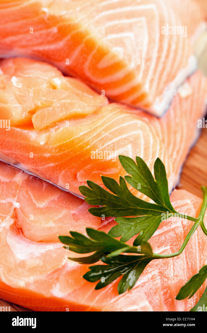 Macro Fillets Macro of fresh red salmon fillet Stock Photo - Alamy