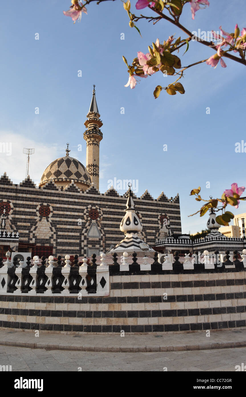 Mosaic mosque in Amman,Jordan Stock Photo