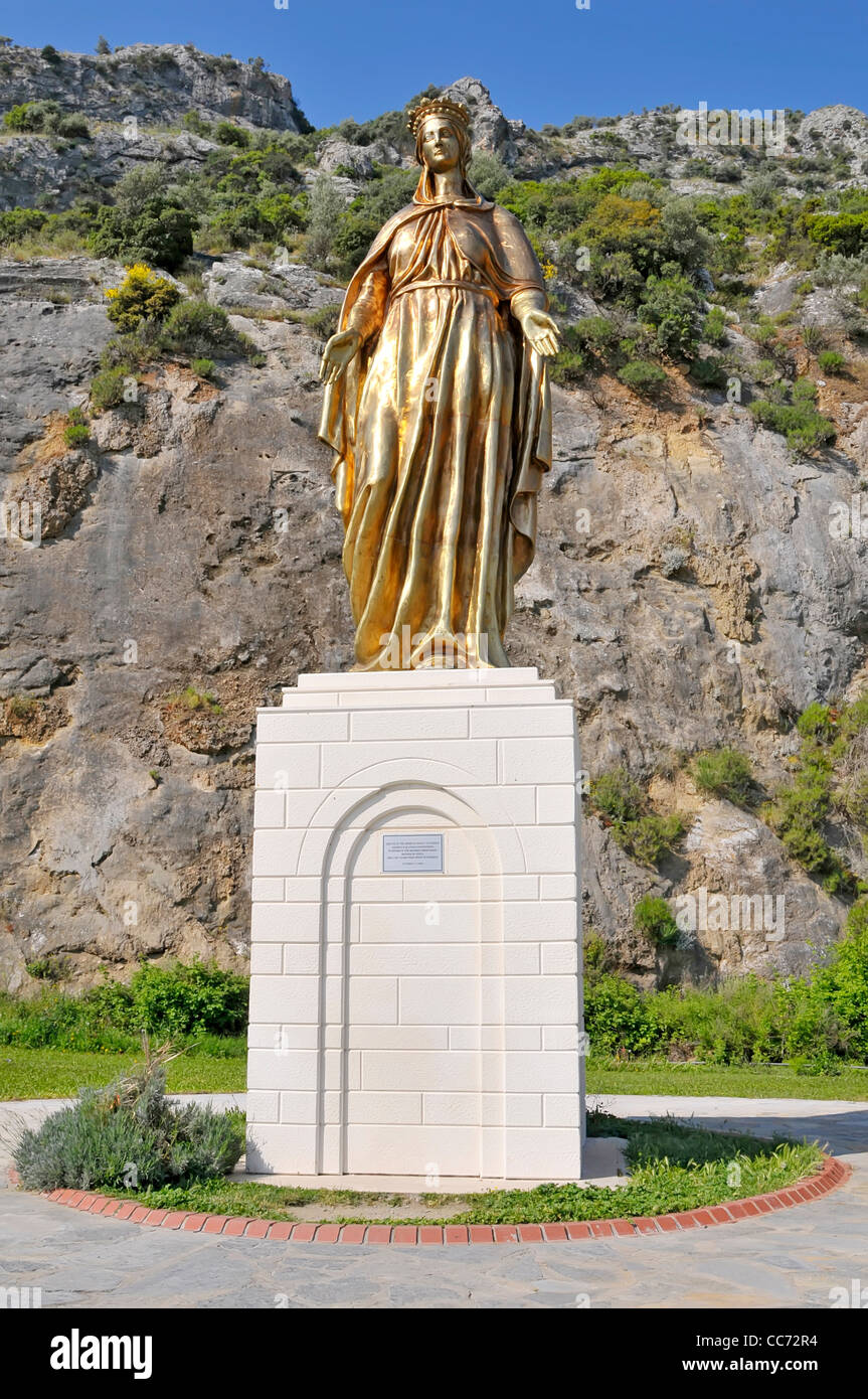 Gold Statue Virgin Mary Statue Ephesus Turkey Kusadasi Stock Photo Alamy