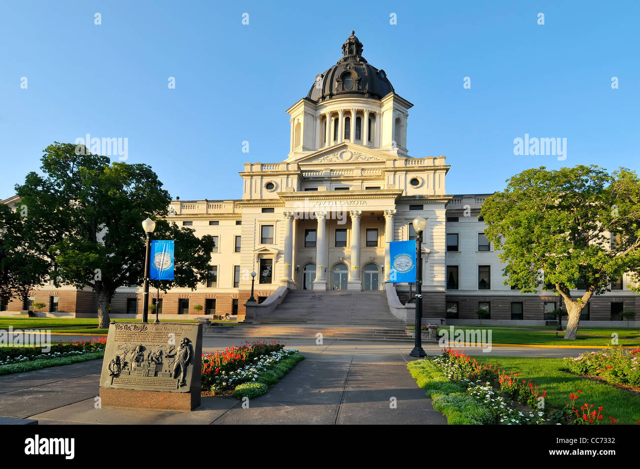 South Dakota State Capitol Building Complex Stock Photo - Alamy