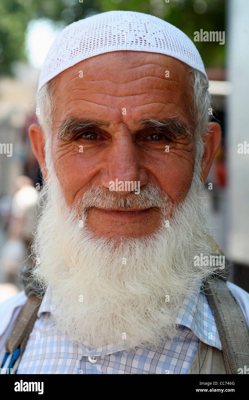 Asia, Europe, Turkey, Istanbul. Portrait of a local man Stock Photo