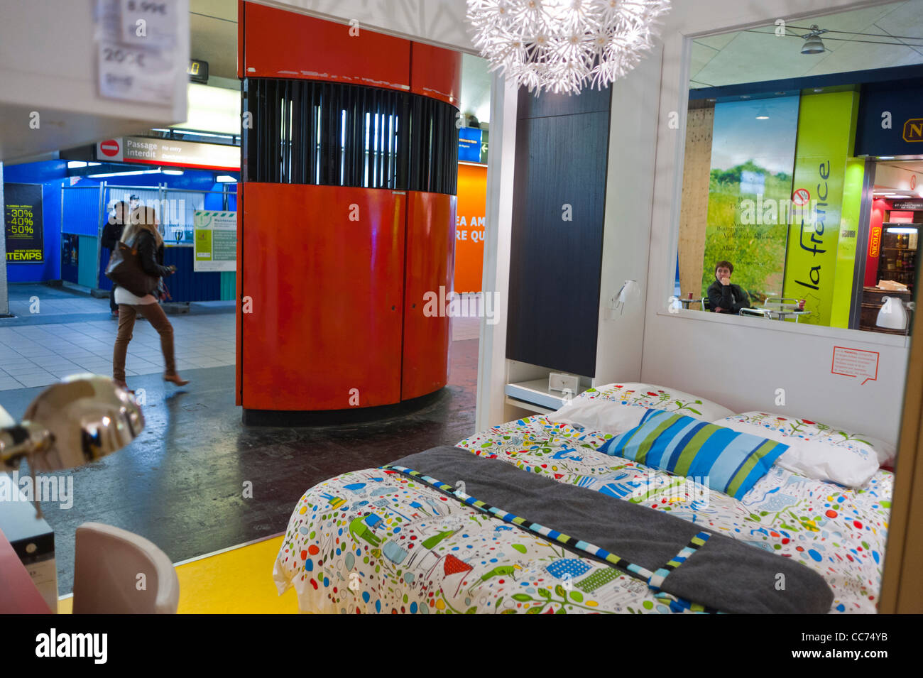 Paris, France, Unusual Advertising Furniture Shopping, Ikea Furniture