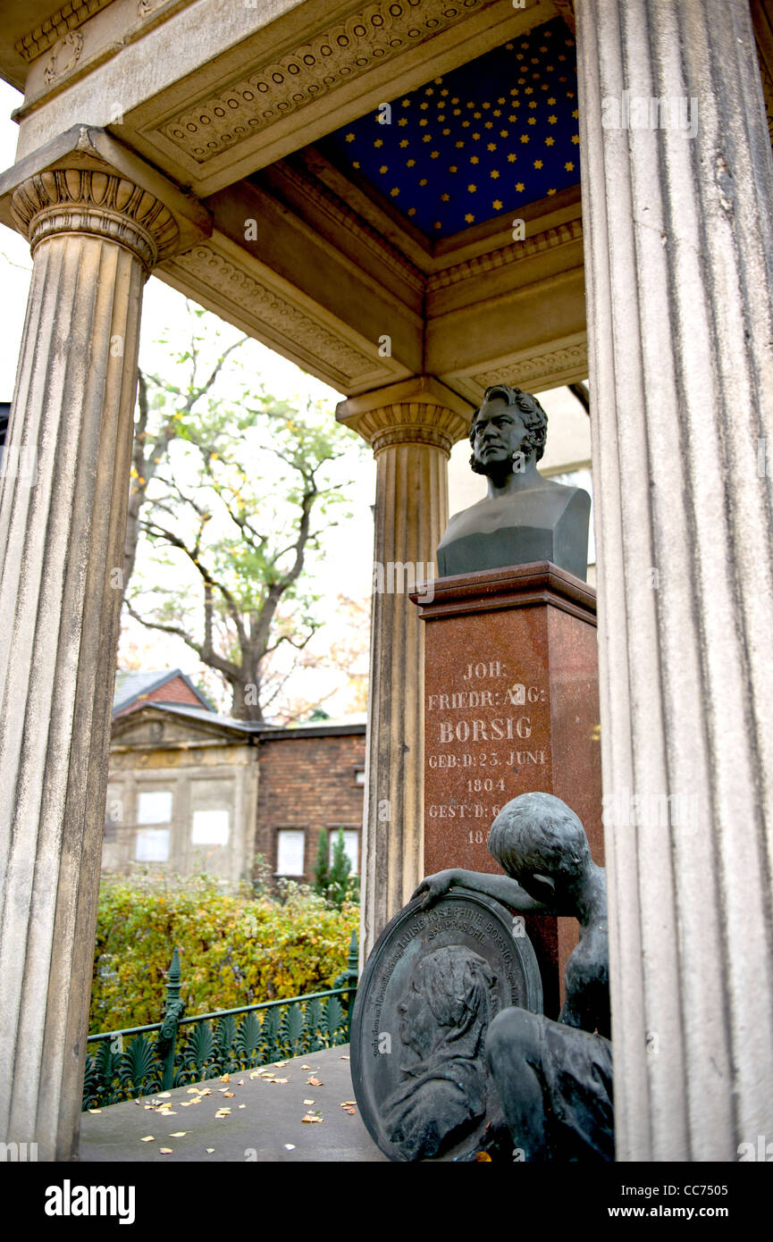 August Borsig, Grab auf dem Dorotheenstädtischen Friedhof, Berlin Stock Photo