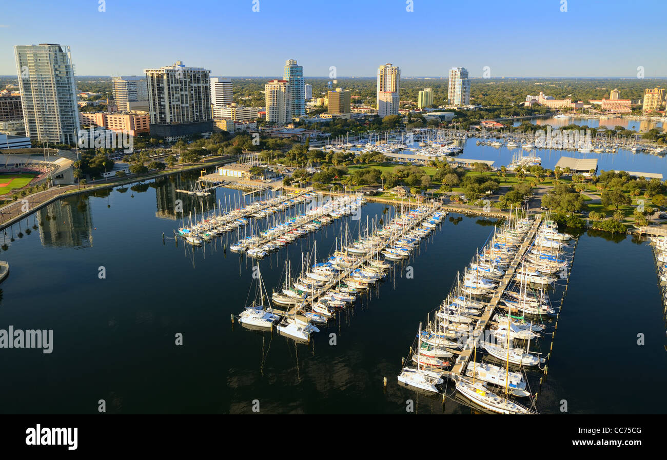 St. petersburg florida aerial hires stock photography and images Alamy