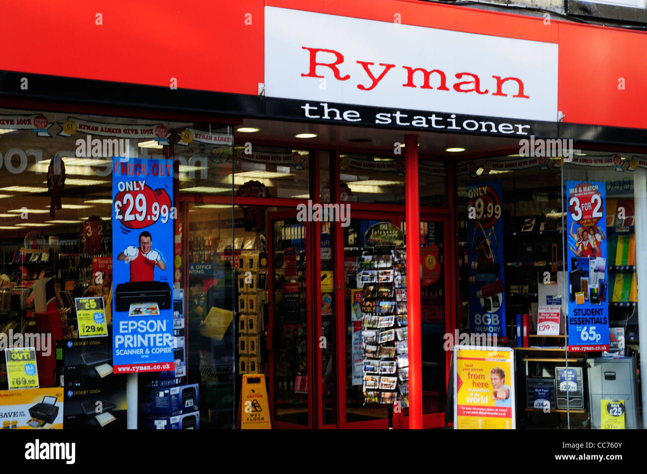 Ryman The Stationer Shop, Cambridge, England, UK Stock Photo