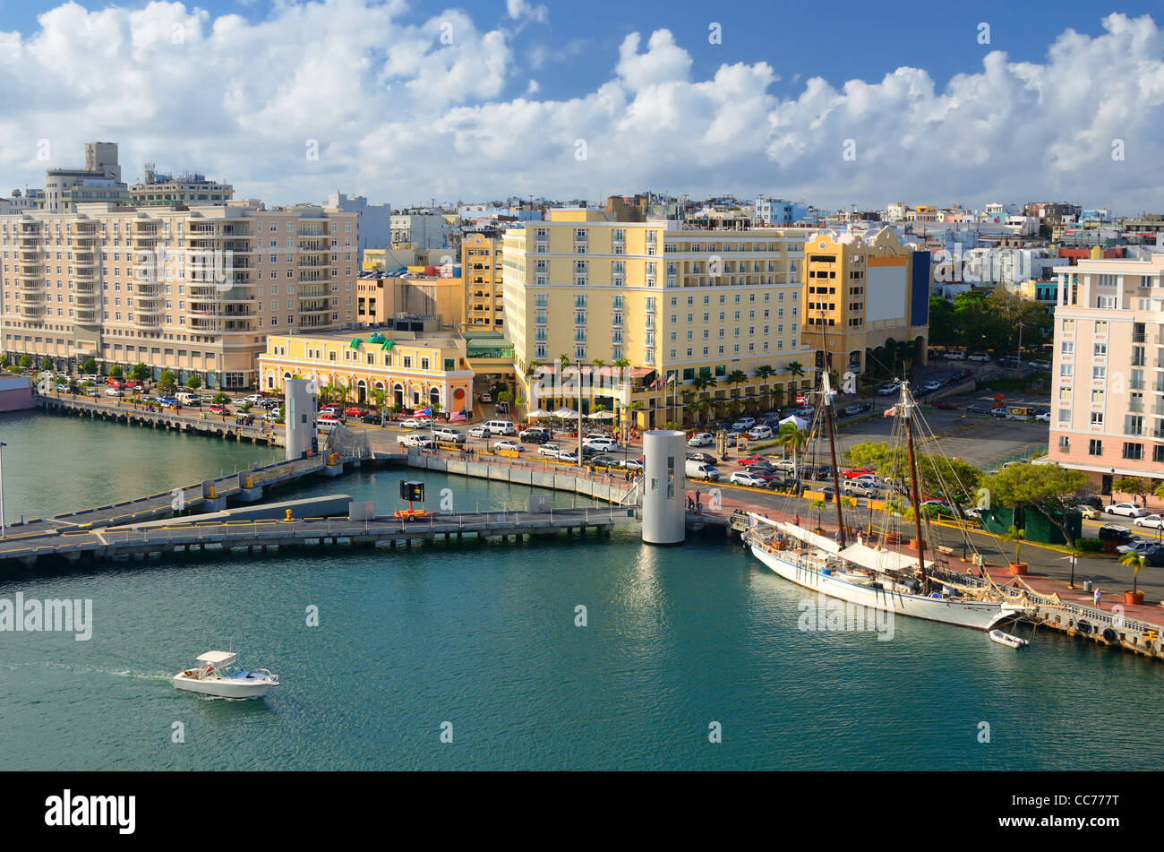 Skyline of the old city of San Juan, Puerto Rico Stock Photo - Alamy