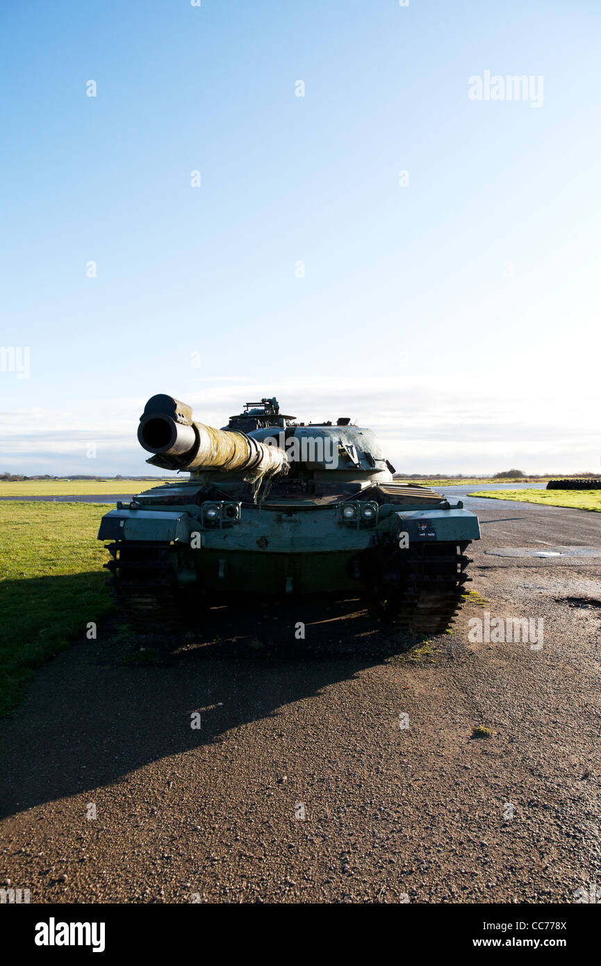 The FV 4201 Chieftain Tank at Manby Show Ground, Lincolnshire Stock