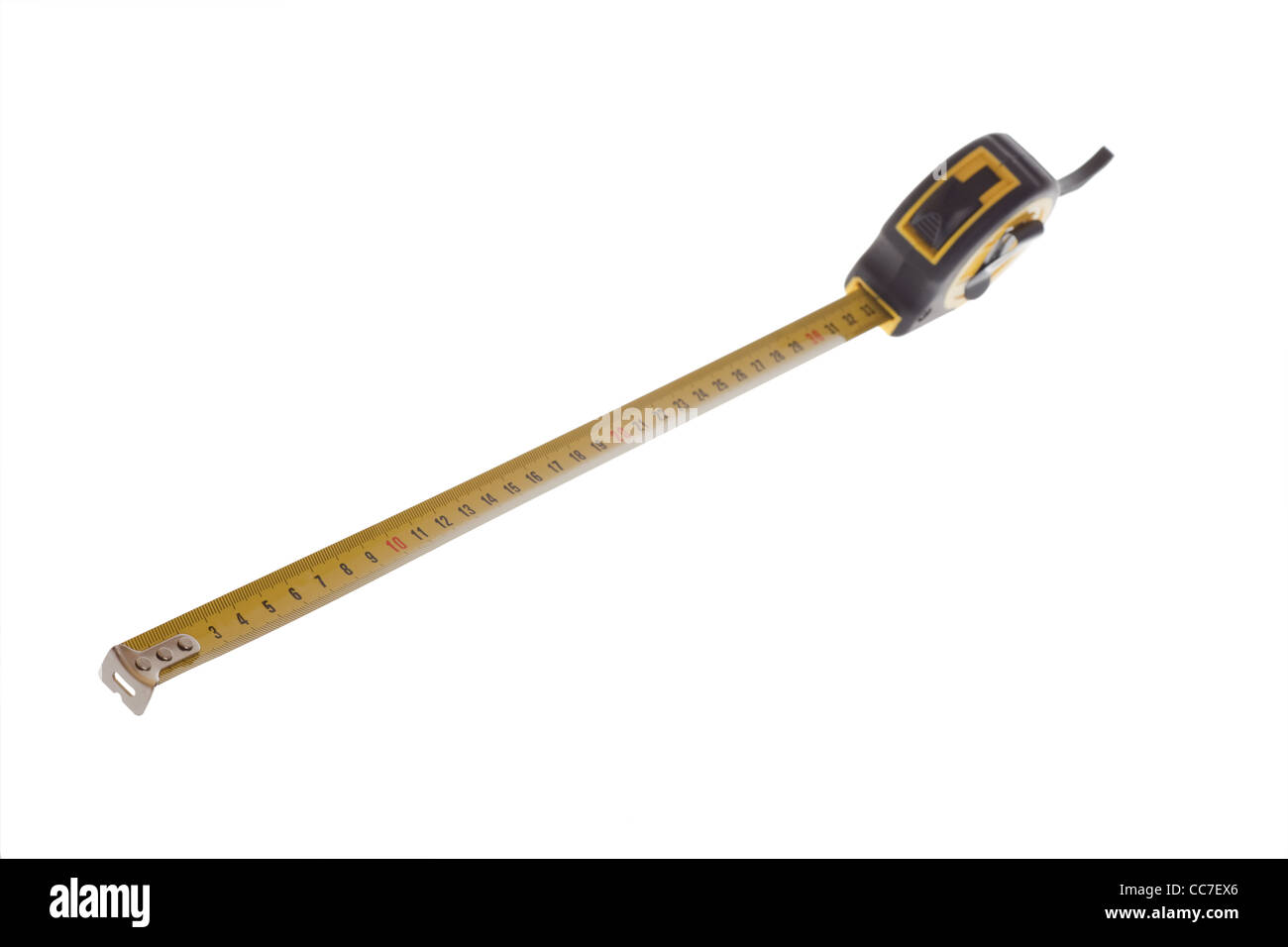 one-foot-on-a-tape-measure-stock-photo-alamy