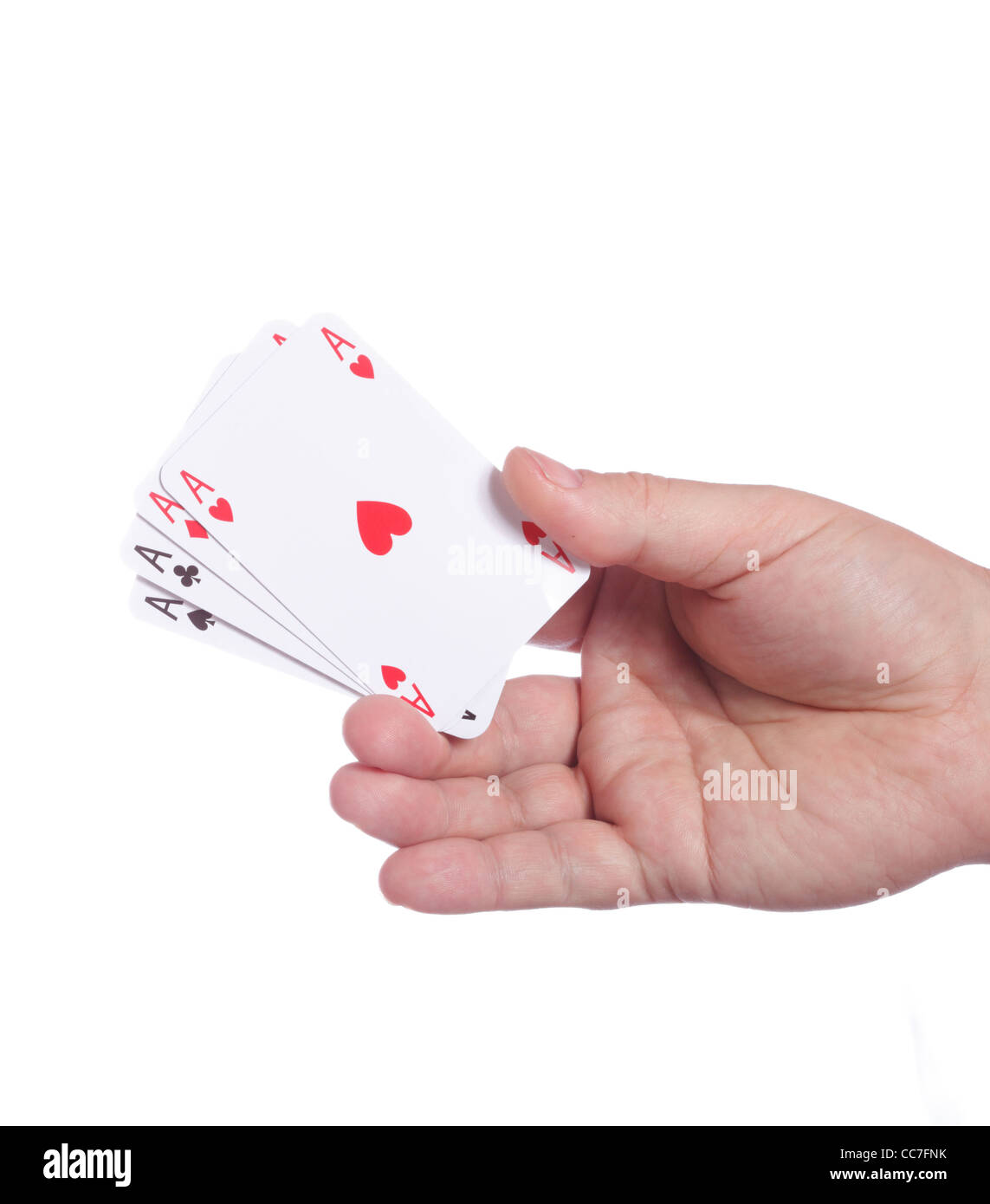 Hand hearts playing cards hi-res stock photography and images - Alamy