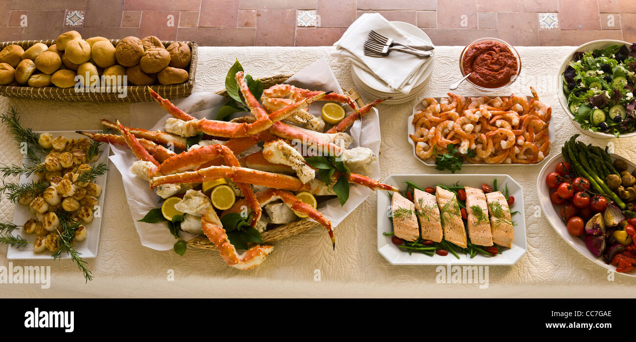 Buffet Food High Resolution Stock Photography And Images Alamy