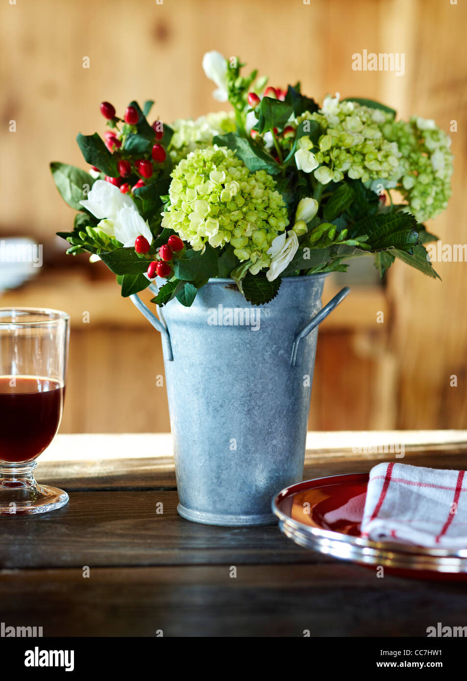 Christmas Centrepiece Stock Photo