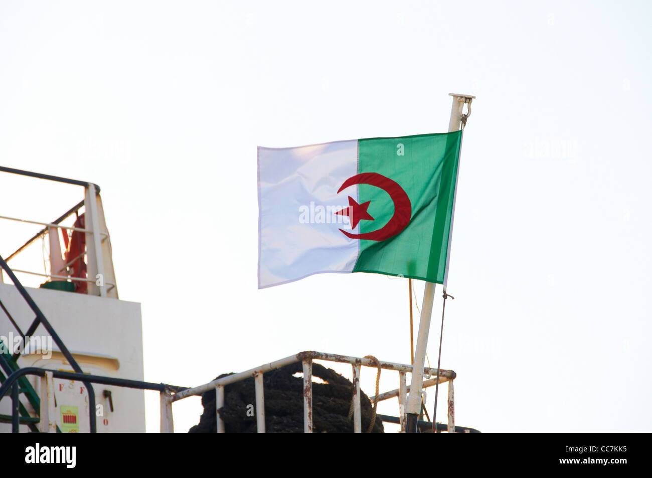 flag algeria Stock Photo