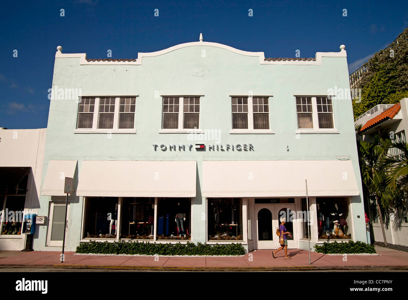 Tommy Hilfiger store in South Beach, Miami, Florida, USA Stock Photo - Alamy