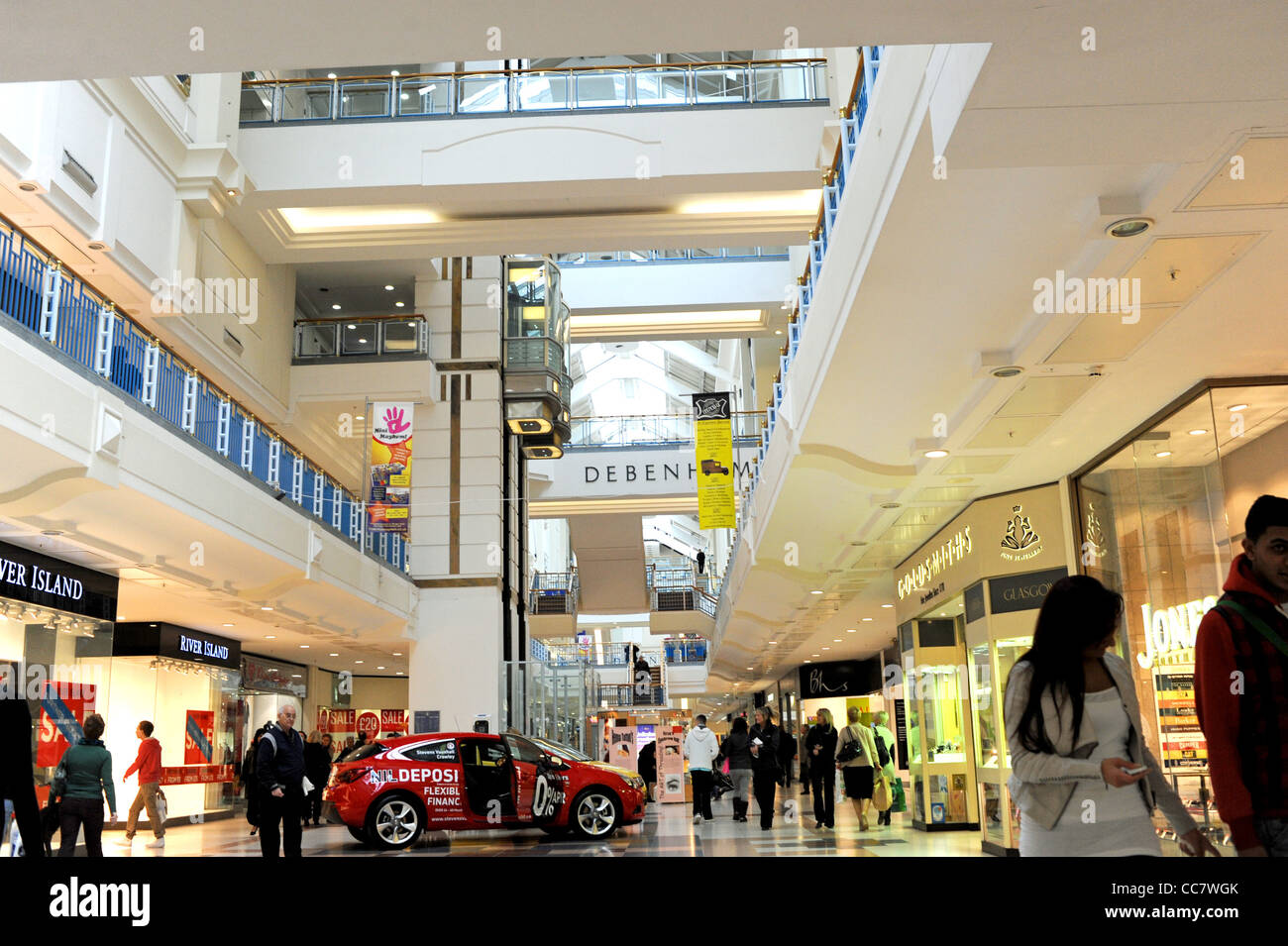The County Mall shopping centre in Crawley West Sussex UK Stock Photo