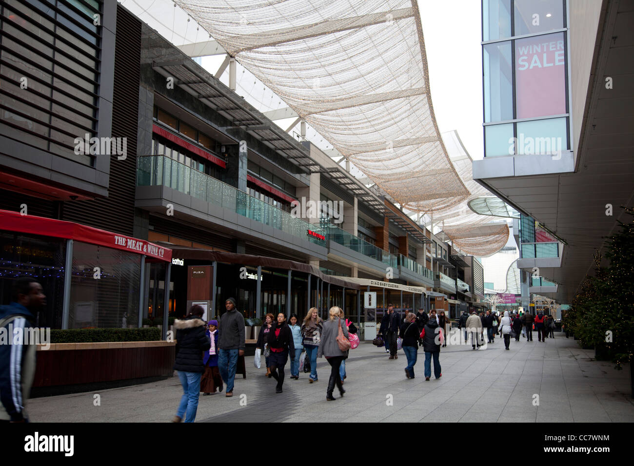 Westfield Shopping Centre approach Stock Photo Alamy