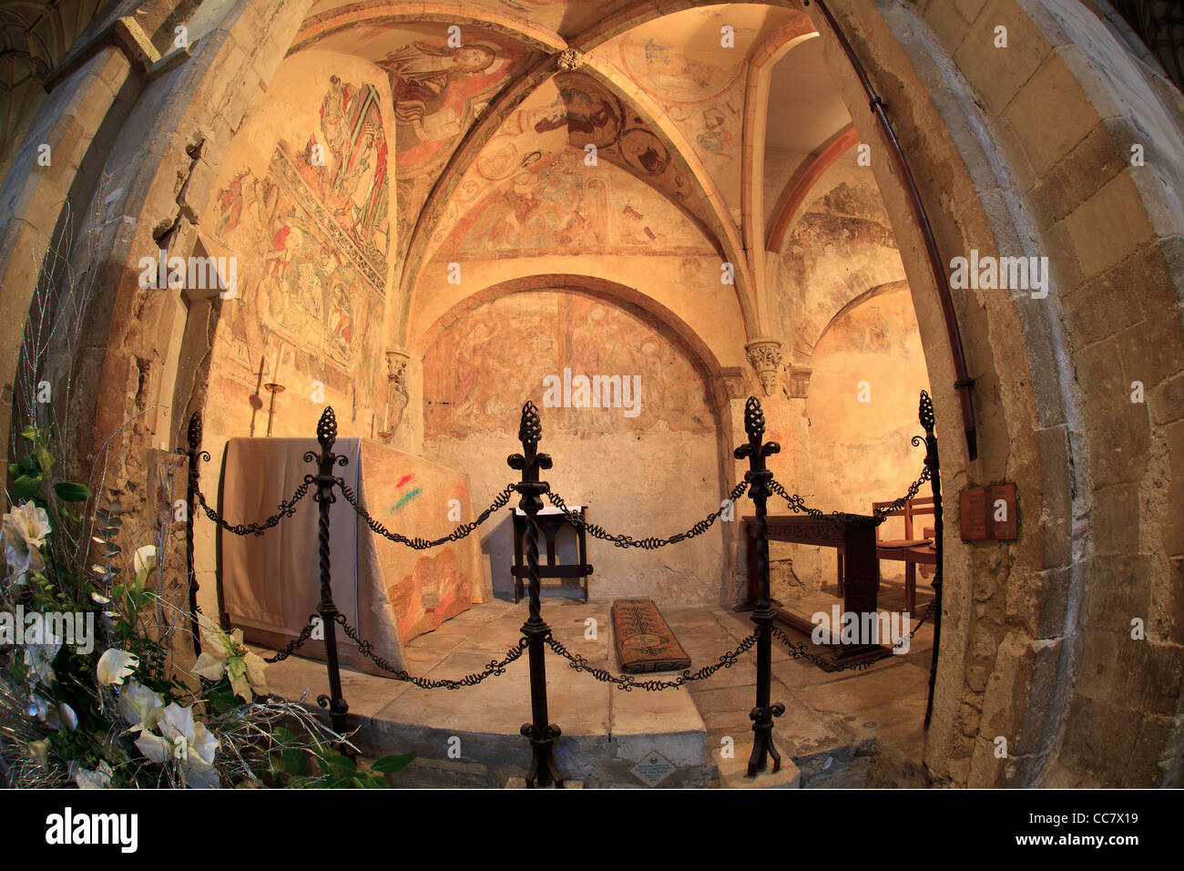 Medieval wall paintings hires stock photography and images Alamy