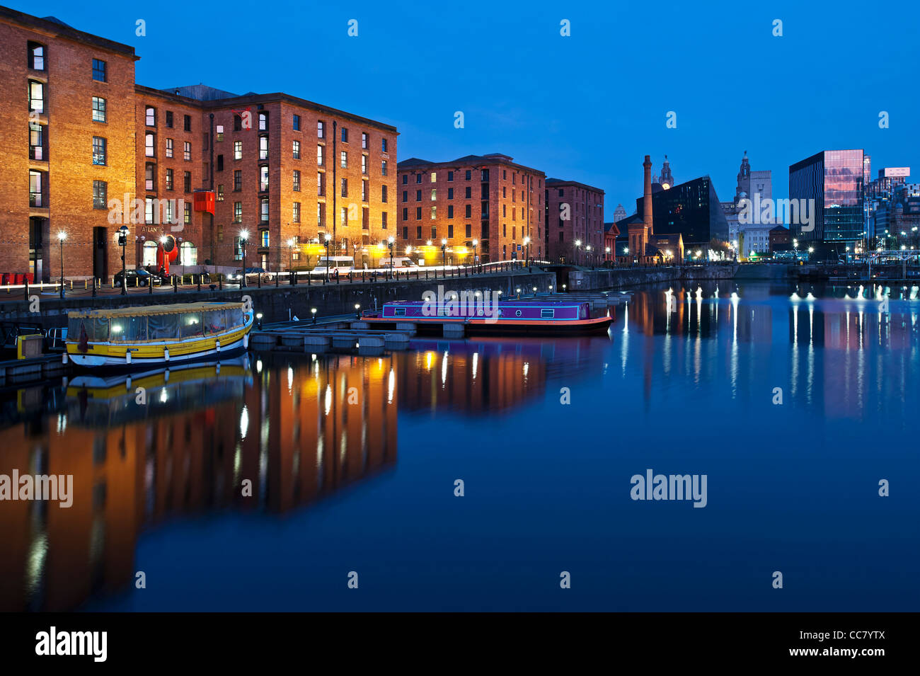 The Albert Dock Liverpool Merseyside UK Stock Photo