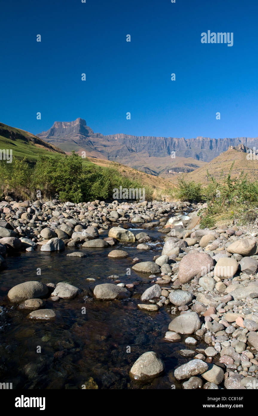 drakensberg mountains, amphitheatre, kwazulu natal, south africa Stock ...