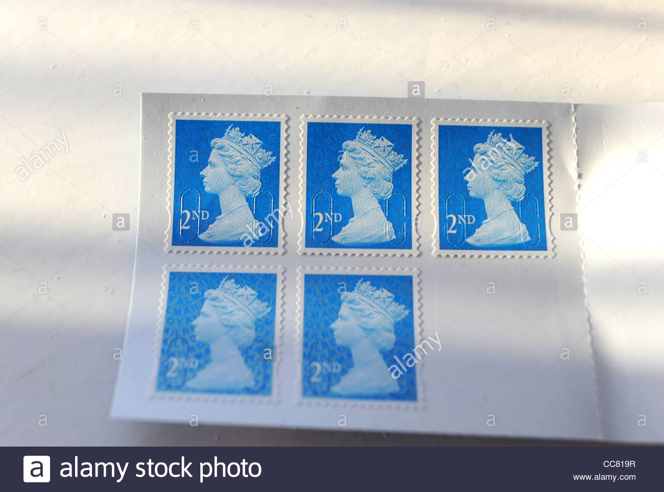 Second Class Stamps High Resolution Stock Photography and Images Alamy