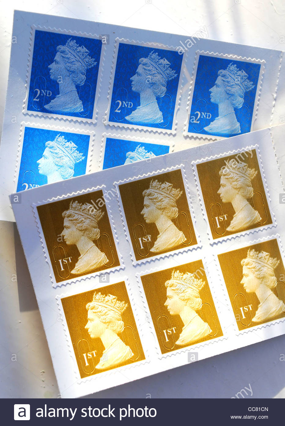 Second Class Stamps High Resolution Stock Photography and Images Alamy