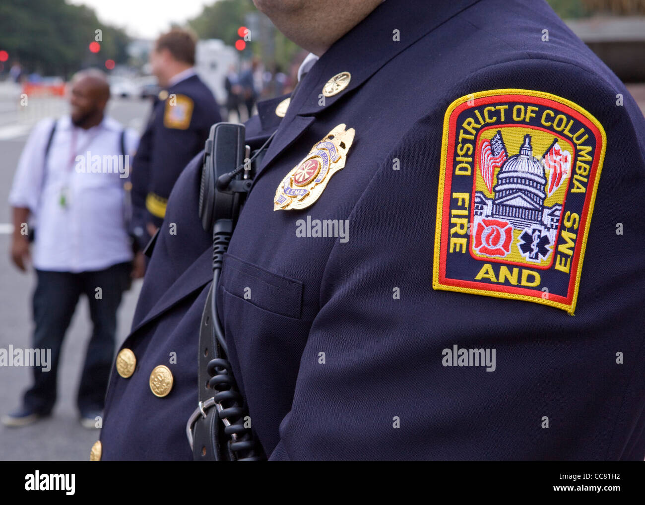 Fire and EMS shoulder patch - Washington, DC USA Stock Photo - Alamy