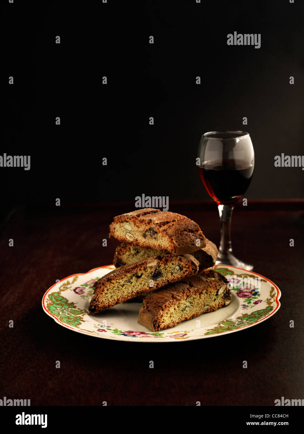 biscotti and liqueur Stock Photo Alamy