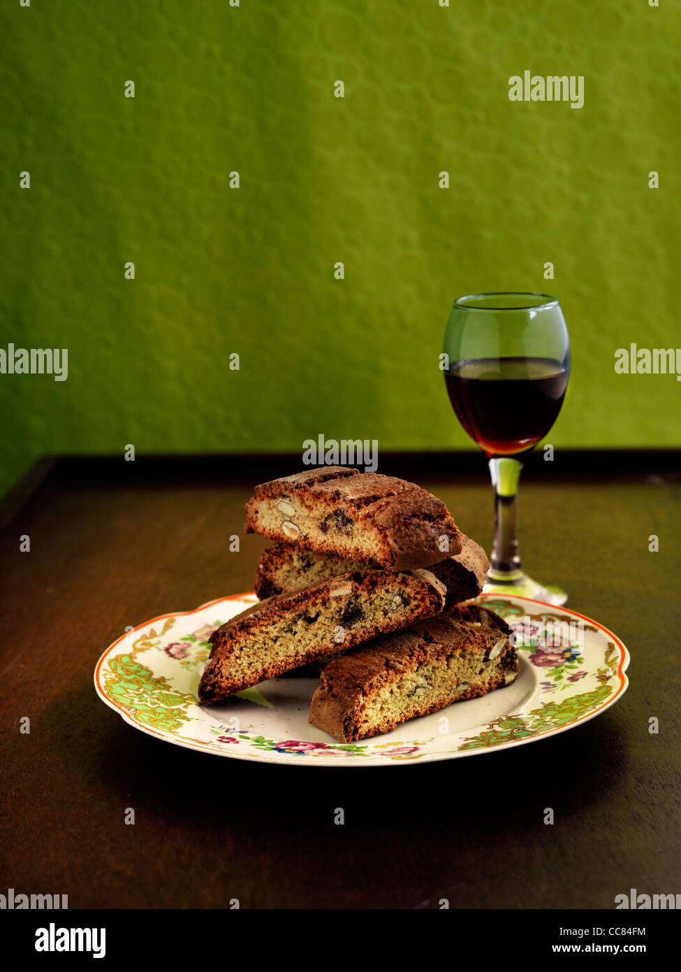 biscotti and liqueur Stock Photo Alamy