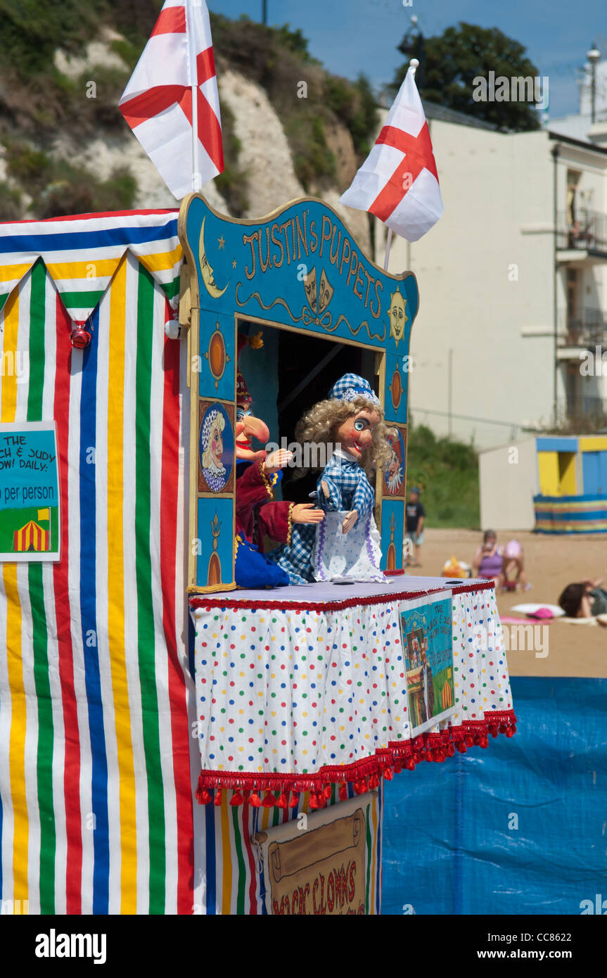 Punch & Judy show. Broadstairs, Kent. England. UK Stock Photo Alamy