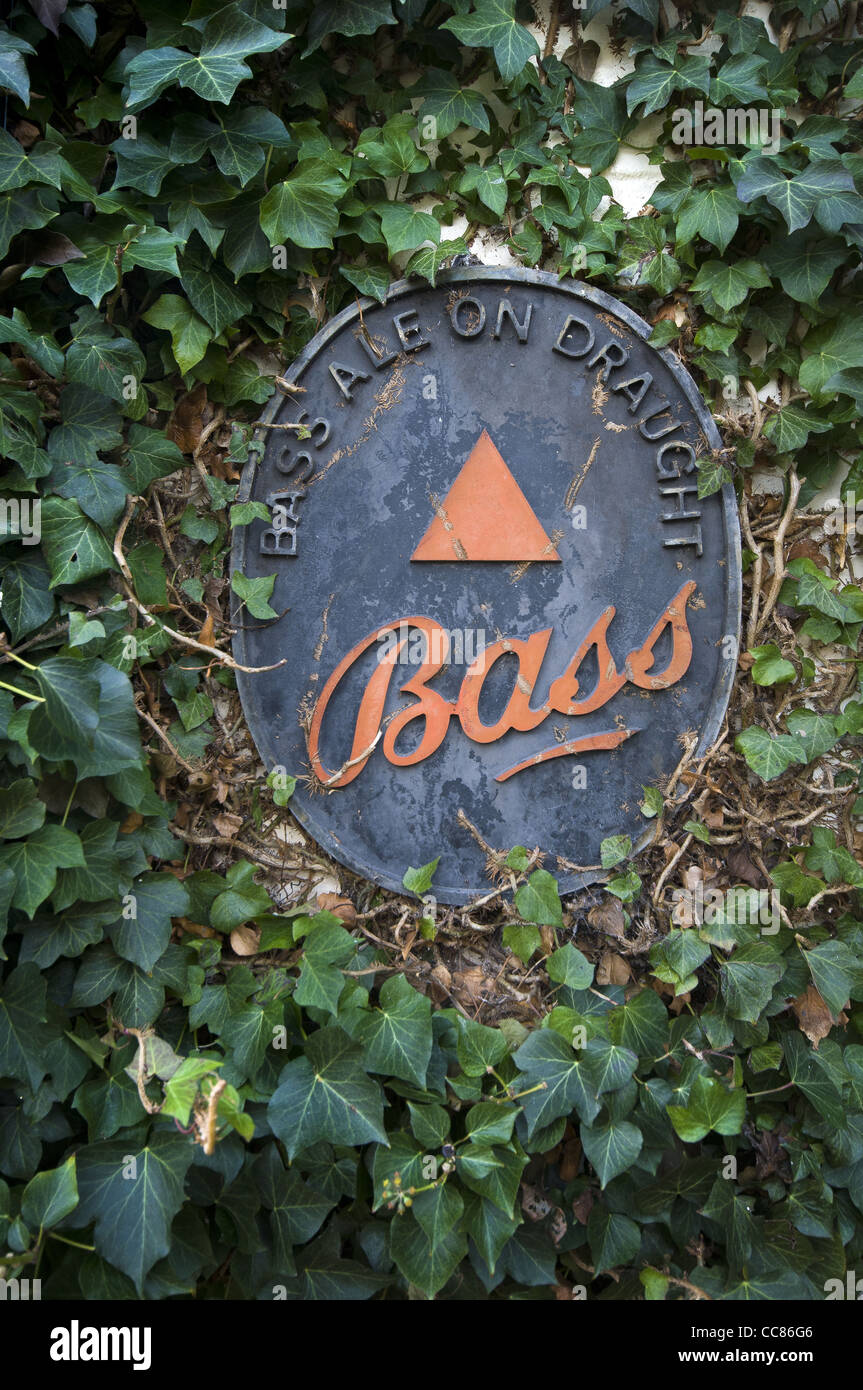 Metal Bass sign Stock Photo - Alamy