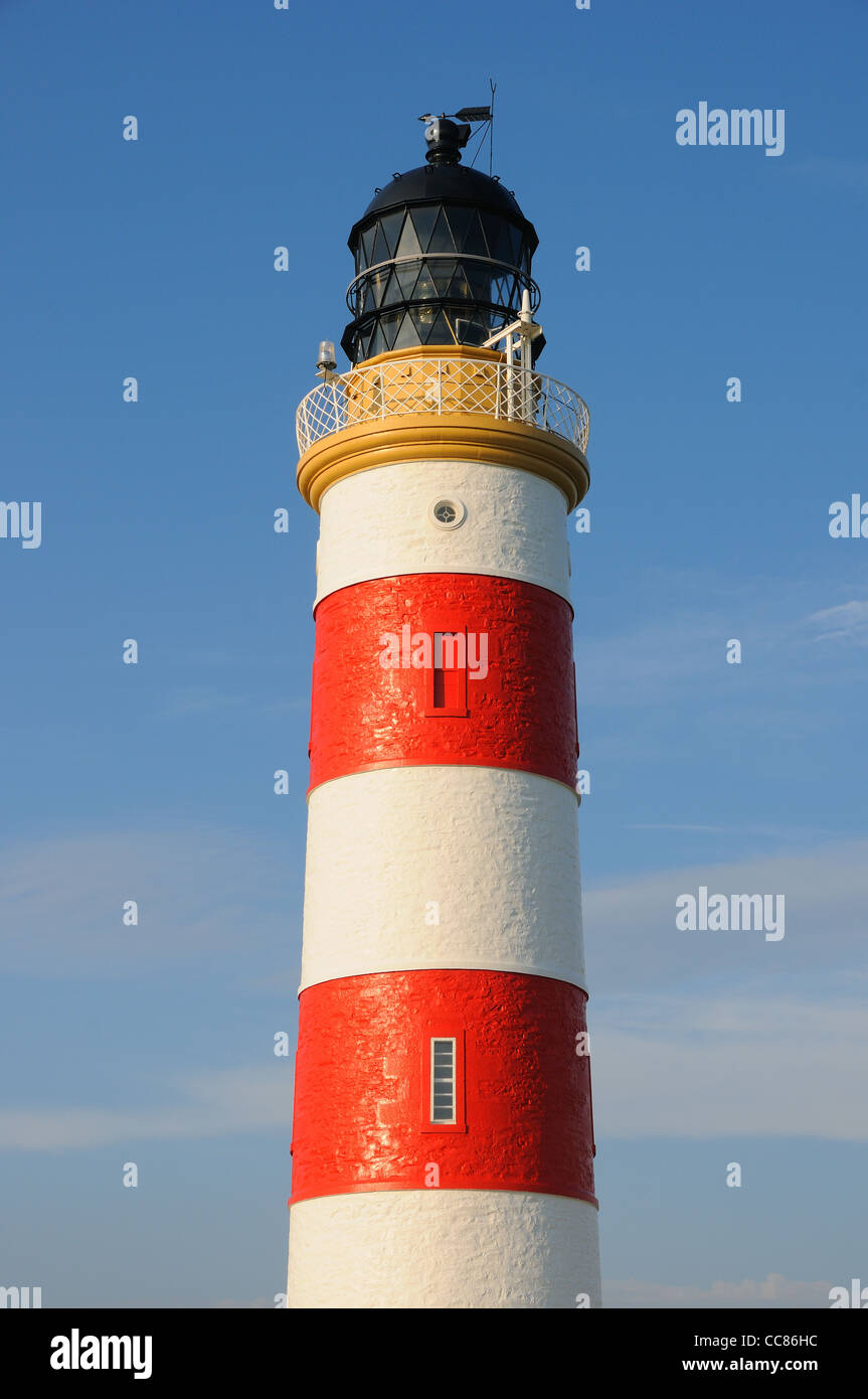 Point of Ayre Lighthouse, The Isle of Man Stock Photo