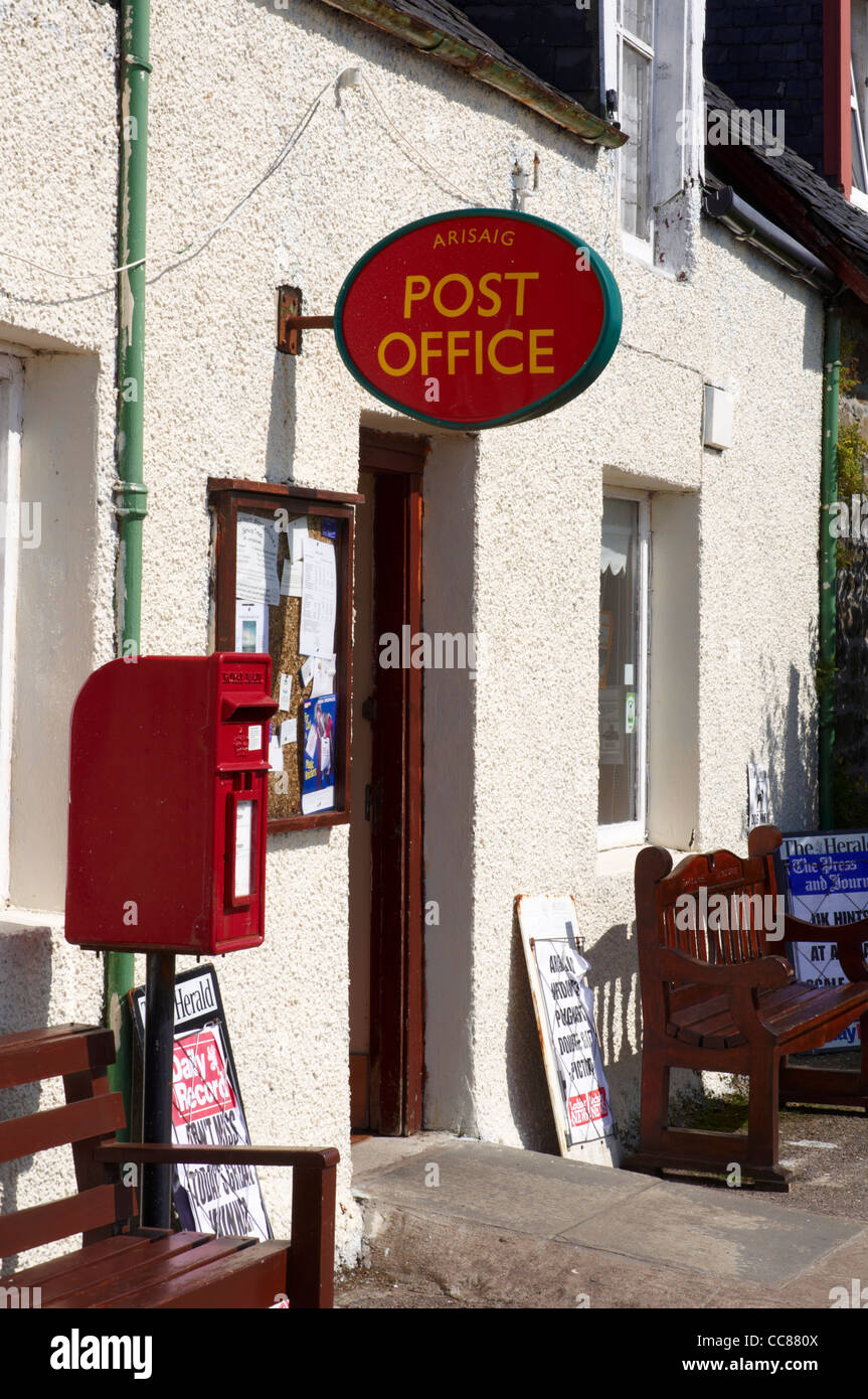 Arisaig Post Office, Scotland Stock Photo Alamy