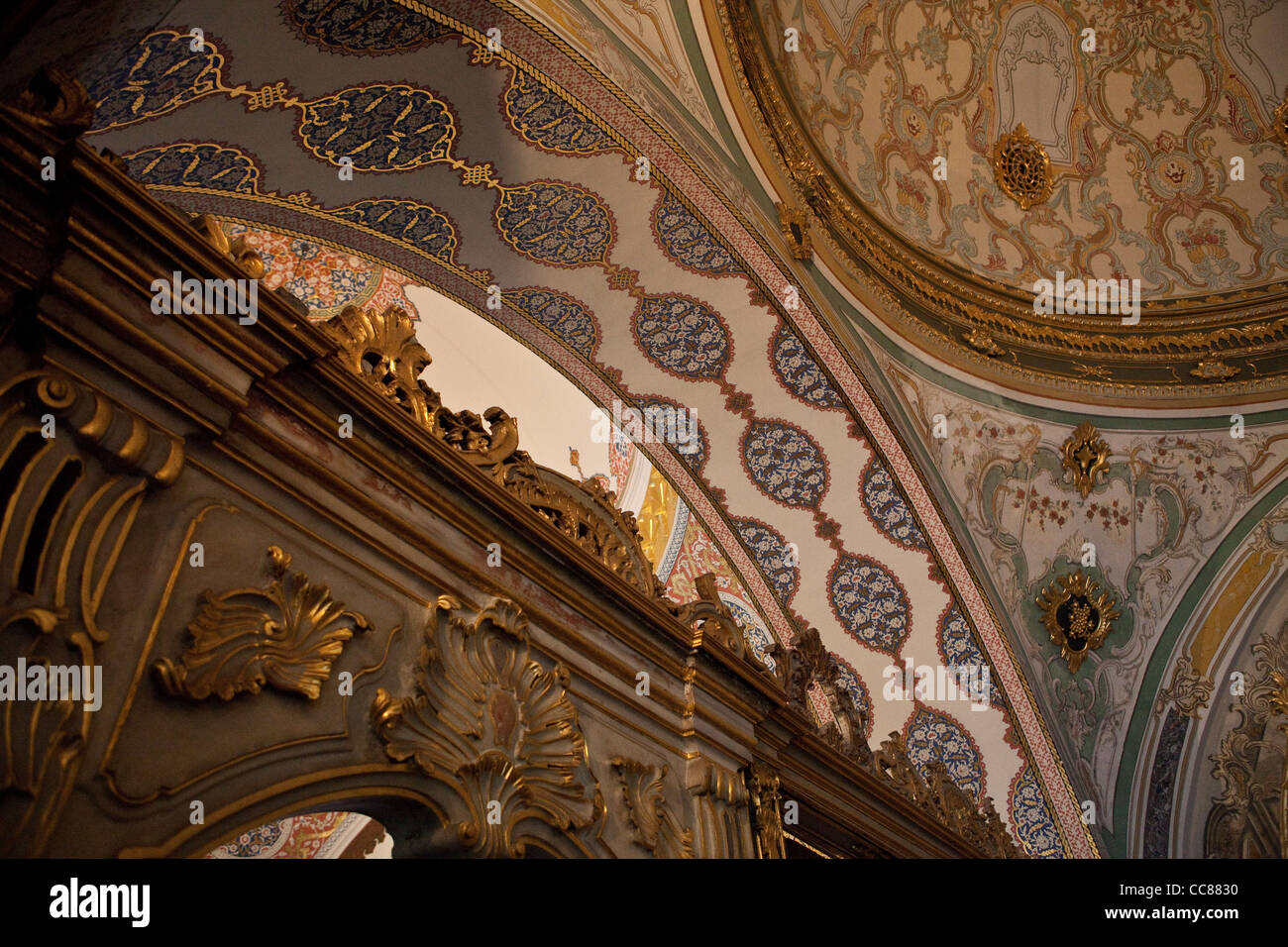 Audience Chamber - Topkapi Palace, Istanbul Stock Photo