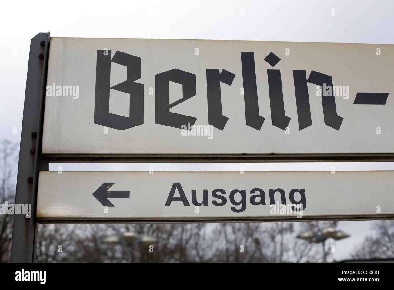 Berlin Sign Stock Photo