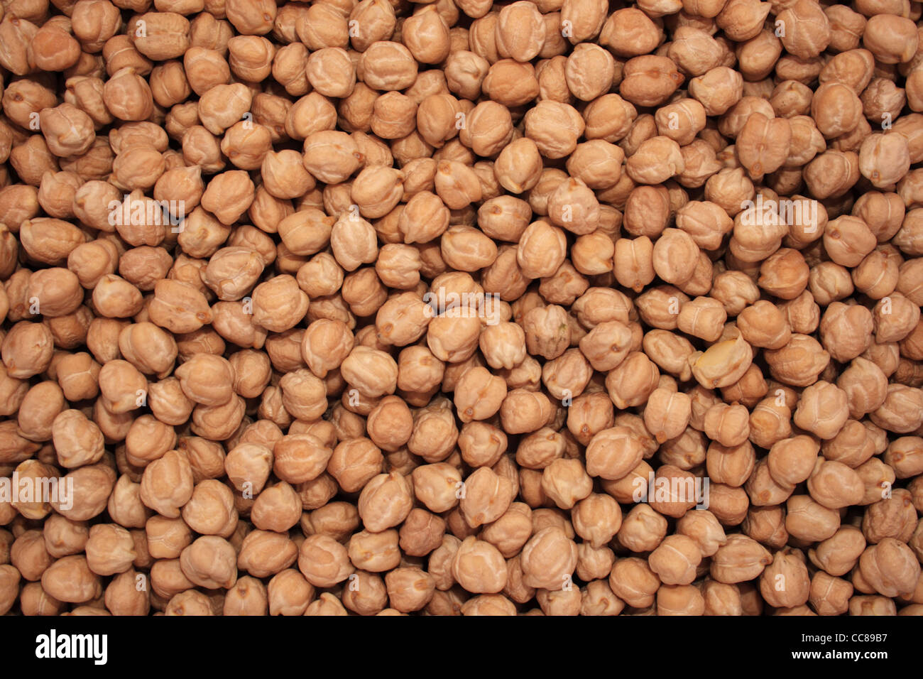 dried chickpea or garbanzo bean background Stock Photo