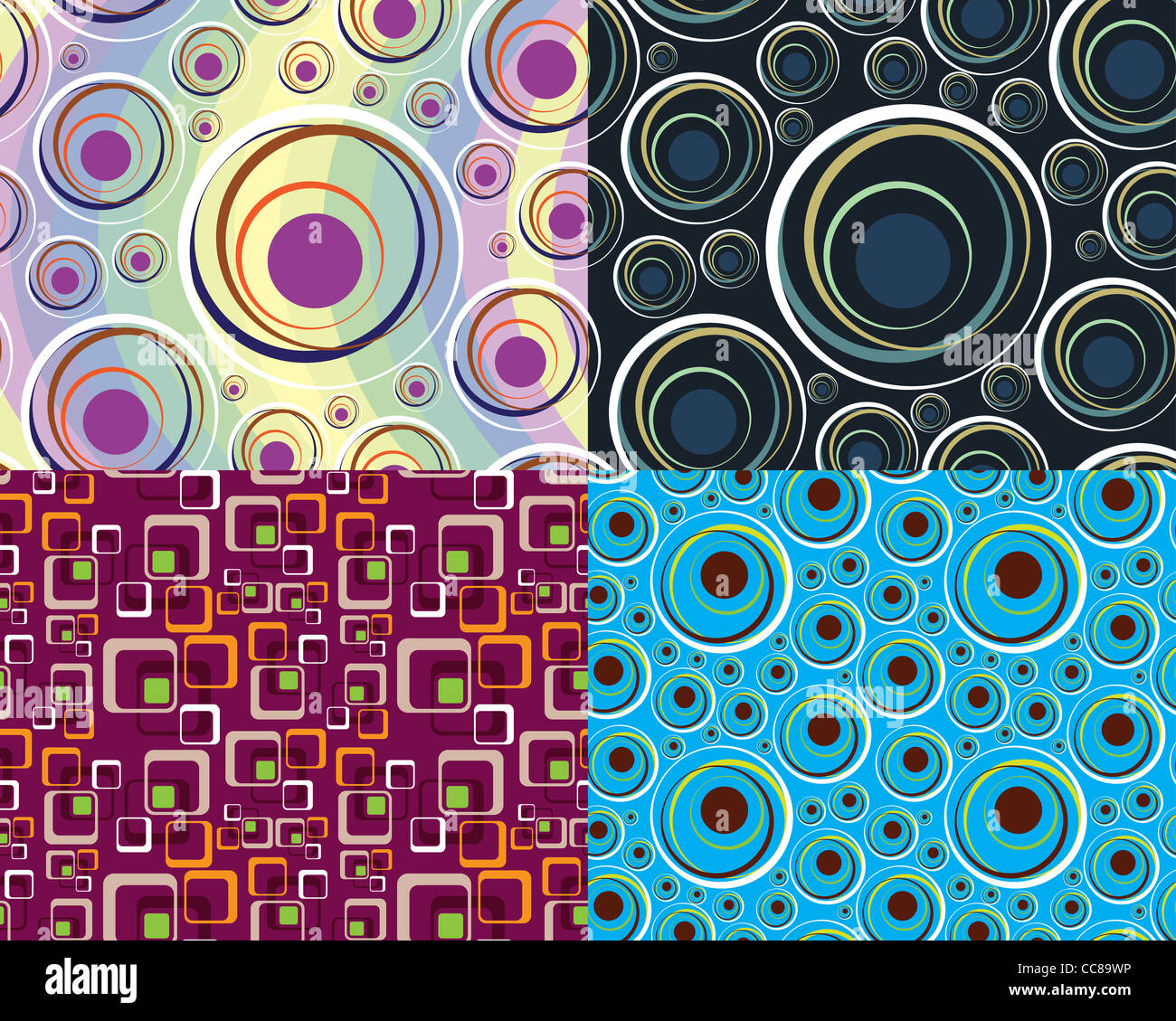 Abstract seamless background for wallpapers and wrapping paper Stock