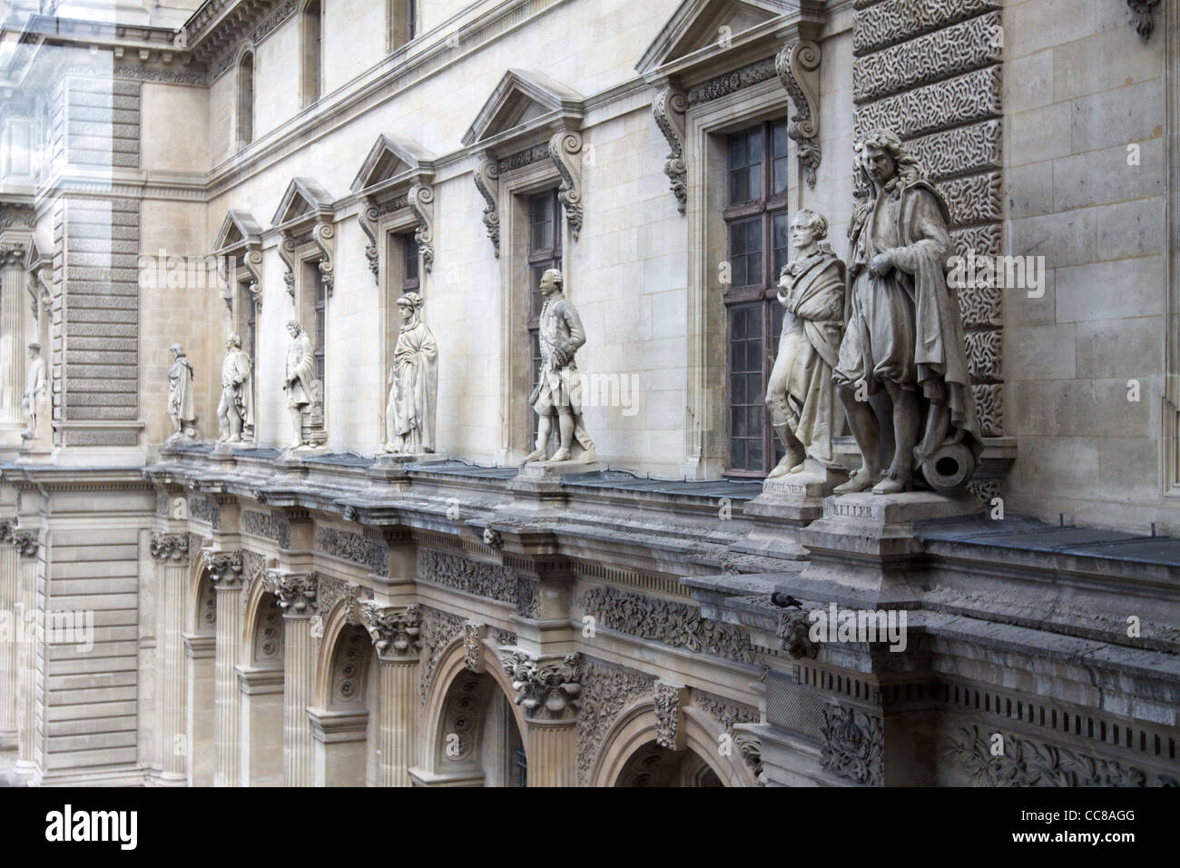 Louvre facade old hires stock photography and images Alamy