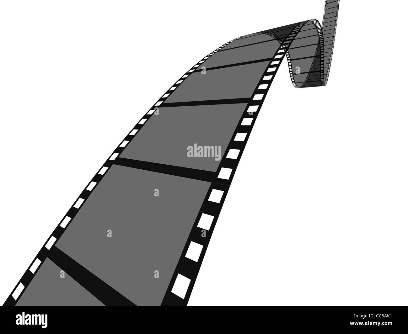 Blank film strip Stock Photo Alamy