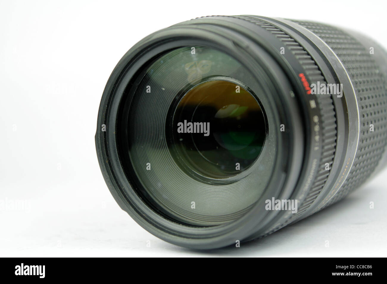 Canon 70-300 mm telephoto lens Stock Photo